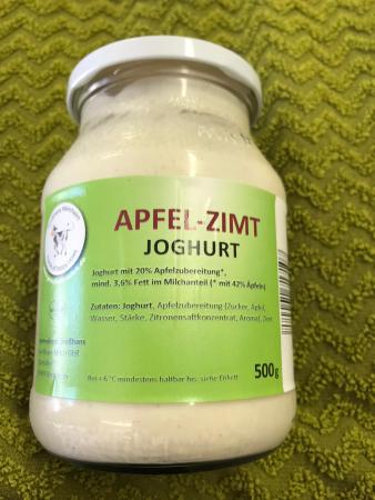 Apfel-Zimt Joghurt